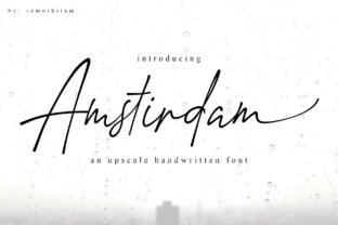 Amstirdam: A Script Font for Authentic Brand Expression