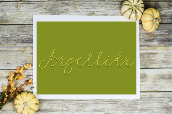 Angellida Script: A Font for Sweet Strength in Design