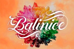 Balinice: The Elegant Bold Calligraphy Script for Elevated Design