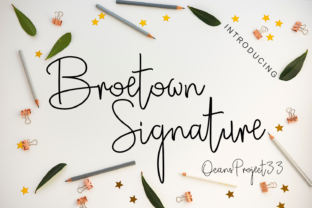 Broetown Signature: The Elegant Script for Modern Creators