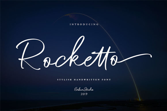 Evaluating Rocketto: A Stylish Script Font with Ligatures