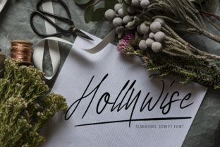 Hollywise: The Script Font for Handcrafted Digital Art