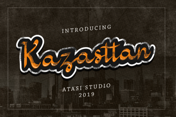 Kazasttan: A Vintage Calligraphy Script for Distinctive Design