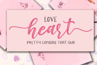 Love Heart Duo: Your Go-To Hand Lettered Script Font