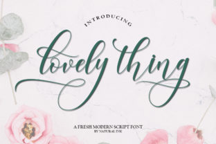 Lovely Thing: A Modern Calligraphy Script for Professional Design