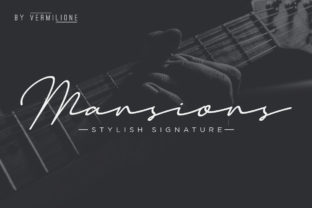 Mansions Signature Script: A Stylish Handwritten Font