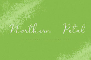 Northern Petal: Where Organic Form Meets Handwritten Boldness