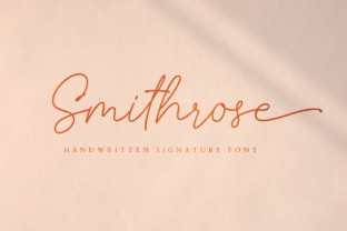 Smithrose: The Signature-Inspired Script for Modern Creators