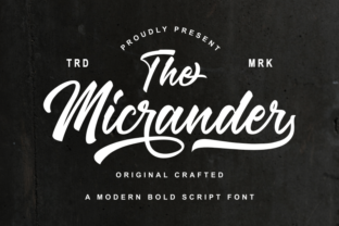The Micrander: The Playful Script That Makes Your Designs Stand Out