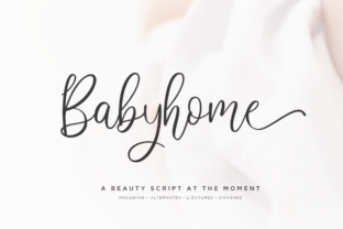 The Sweet Appeal of Babyhome: A Unique Script Font for Creative Projects