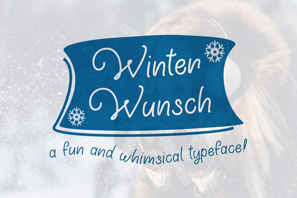 Winter Wunsch: The Festive Script Font for Every Creative Project